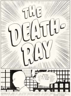 Clowes, Daniel - Daniel Clowes Eightball #23 Back Cover Original Art (Fantagraphics, 2007)....