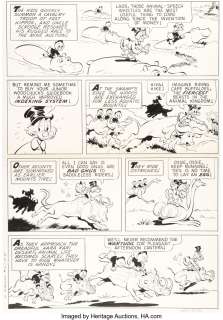 Barks, Carl - Carl Barks Walt Disney‘s Uncle Scrooge #61 Story Page 15 Original Art (Gold Key, 1966)....