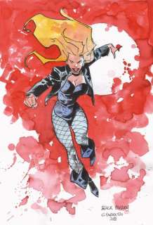 Giancarlo Caracuzzo | Black Canary ILLUSTRAZIONE ORIGINALE - Black Canary - Page volante - EO - (2018) | Catawiki
