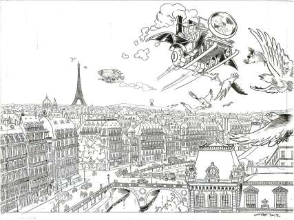 Lot 55 - LES ARTILLEUSES, Etienne Willem, tome 1, 2020, planche n°1, encre et…