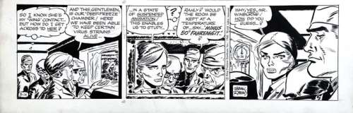 Frank Robbins | Frank Robbins - Johnny Hazard original strip - EO - (1966) | Catawiki