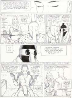 Jean Giraud (Moebius) - Le Monde d‘Edena, La Déesse #3 Story Page 62 Original Art (Casterman, 1990).