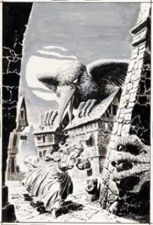 Luis Dominguez - House of Mystery #235 Cover Original Art (DC, 1975).