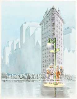 Will Eisner | The Building Cover Original Art (Kitchen Sink Press, 1987). | Heritage