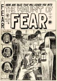Al Feldstein Haunt of Fear #4 Cover Original Art (EC, 1950). | Heritage