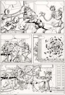 Art Nichols and Bob Layton Magnus Robot Fighter #2 Story Page 2 Original Art (Valiant, 1991).