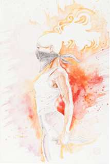 David Mack Something Is Killing the Children #5 Variant Cover Original Art (Boom! Studios, 2022).