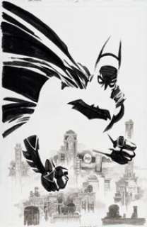 Tim Sale Batman #3 Variant Cover Original Art (DC, 2016). | Heritage