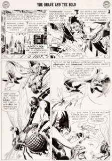 Joe Kubert The Brave and the Bold #42 Hawkman/Hawkgirl Story Page 6 Original Art (DC, 1962).