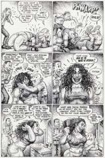 Robert Crumb Hup #4 "Mr. Natural and Flakey Foont in A Bitchin’ Bod!" Story Page 11 Original Art (Last Gasp, 1992). | Heritage