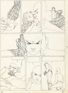 Juan Giménez Metabarons #1 Story Page 4 The Initiation of the Meta-Warrior Final Pencils/Inks Original Art (Les Humanoïdes Associés, 1992). | Heritage