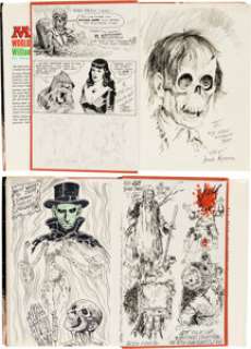 The Mad World of William M. Gaines by Frank Jacobs Signed with Illustrations by Jack Kamen, Johnny Craig, and Others Original Art (Lyle Stuart, 1972).