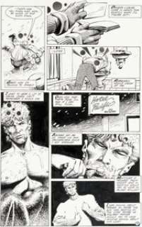 Denys Cowan and Rick Magyar The Question #17 Story Page 17 Original Art (DC, 1988).