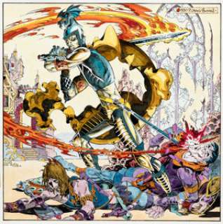 P. Craig Russell Marvel Graphic Novel #2 Elric Cover Original Art (Marvel, 1982).