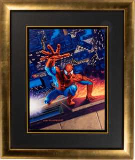 1994 Fleer Marvel Masterpieces #115 Spider-Man - Original Trading Card Artwork, Preliminary Sketch & PSA 10 Card by Greg and Tim Hildebrandt