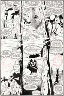 Keith Giffen, Adam Hughes, and Art Nichols Justice League America #32 Story Page 20 Original Art (DC, 1989).