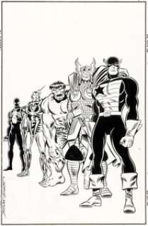 Tom Morgan and Joe Sinnott Marvel Age #57 Cover Original Art (Marvel, 1987).