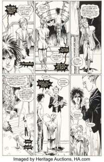 Jill Thompson and Vince Locke Sandman #42 Story Page 22 Original Art (DC, 1992).