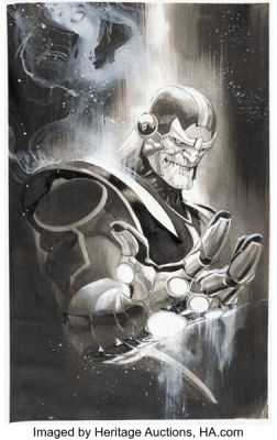 Rafael Albuquerque Thanos #13 Variant Cover Original Art (Marvel, 2018). | Heritage