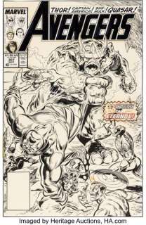 Paul Ryan and Tom Palmer The Avengers #307 Cover Original Art (Marvel, 1989). | Heritage