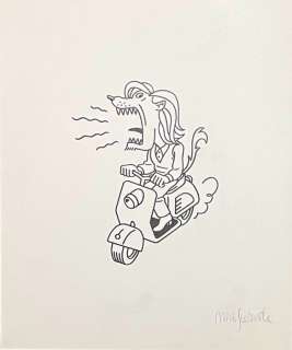 Swarte, Joost - Originele tekening - Moving & Roaring - (1999) | Catawiki