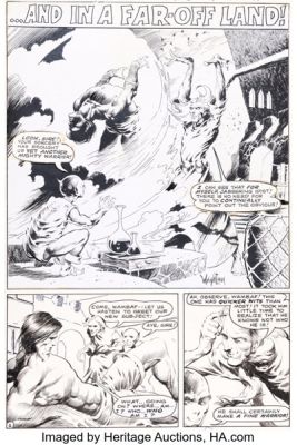 Bernie Wrightson The Witching Hour #3 " ...And in a Far-Off Land!" Story Page 2 Original Art (DC, 1969). | Heritage