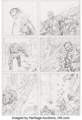 Barry Smith - Fantastic Four Sample Story Page 4 Original Art (1968). | Heritage