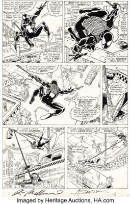 Alex Saviuk and Keith Williams Web of Spider-Man #35 Story Page 2 Original Art (Marvel, 1988). | Heritage