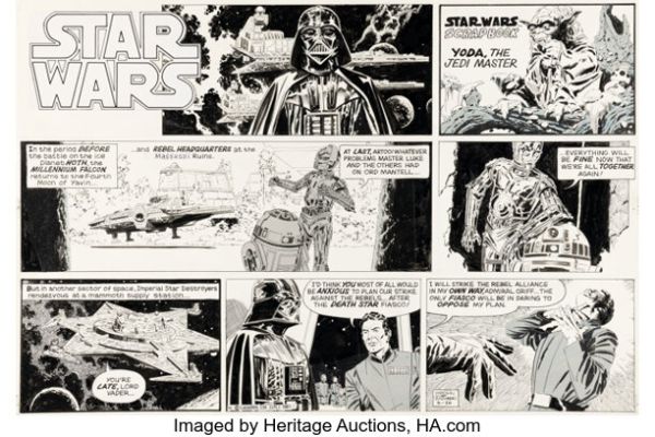 Al Williamson Star Wars Sunday Comic Strip Original Art dated 4-26-81 (LA Times Syndicate, 1981). | Heritage