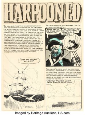 Al Williamson and Angelo Torres Piracy #1 Complete 6-Page Story Original Art (EC, 1954). (Total: 6 Original Art)