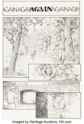 Michael Zulli Taboo #5 "Again" Complete 27-Page Story Original Art (Spiderbaby Grafix & Publications, 1991). (Total: 27 Original Art)