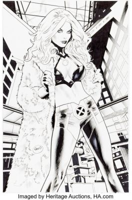 Greg Land Iron and Frost #3 "Age of Revelation" Emma Frost Variant Cover Original Art (Marvel, 2026). | Heritage