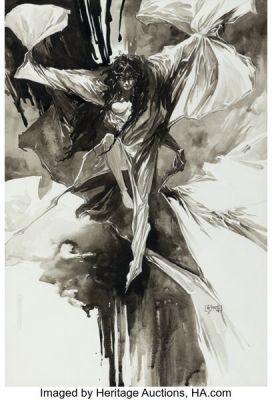 Guillaume Sorel Salomé Portfolio Sorel "Personnel" Illustration Original Art (Editions Granit Associés, 2004). | Heritage