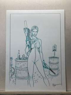 Malfin, Nicolas | Malfin, Nicolas - Dessin original - Golden City - Amber - (2023) | Catawiki