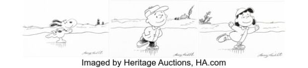 Peanuts - Snoopy, Charlie Brown, and Lucy Promotional Drawings by Director/Animator Larry Leichliter Group of 3 (Bill Melendez, c. 2000s). (Total: 3 Items) | Heritage