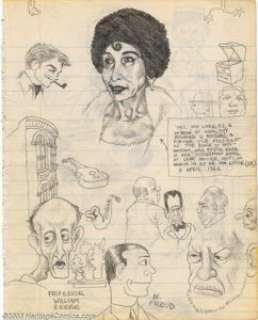 Robert and Charles Crumb - Original Sketches (1962). The Crumb brothers, Robert and Charles, worked together on - | Heritage