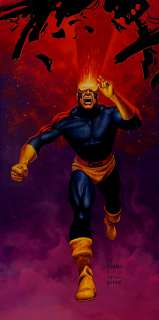 Joe Jusko - champions #5 large cover painting (awesome homage to john byrne cover! ) 2017