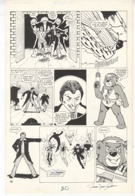 Boris the Bear #6 pg 18 Original Comic Art James Dean Smith Jokester