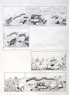 Franquin | Gaston, planche-gag n°913 Ã  l’encre de Chine… | Millon