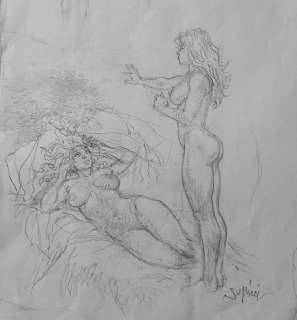 Druuna - Serpieri, Eleuteri Paolo - studio originale a matita | Catawiki