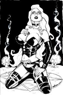Everett Hartsoe - lady death pinup & pub poster (sold live on ‘dueling dealers of comic art‘ episode #69 podcast on 5-11-2022 watch it here!