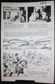 John Cullen Murphy - Prince Valiant Sunday Comic Strip - La - 2/28/1993 Signed