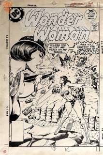 Vince Colletta Mike Nasser - wonder woman #232 cover (dc, 1977)