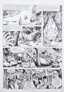 Sirius | Les Timour - Alerte sur le fleuve Planche originale Ã  l’encre de | Septimus