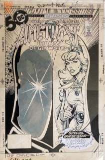 Ernie Colon - Amethyst #13 Cover (Dc, 1986) Dr Fate, Crisis