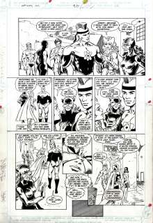 Tony Dezuniga Vince Argondezzi - Infinity, Inc. #40 P 12 (Sold Live on ‘Dueling Dealers of Comic Art‘ Episode #75 Podcast on 6-22-2022 Watch It Here!