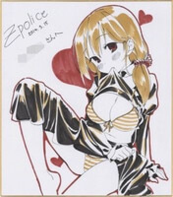 zpolice hand-drawn color shikishi | Mandarake (Big Web)