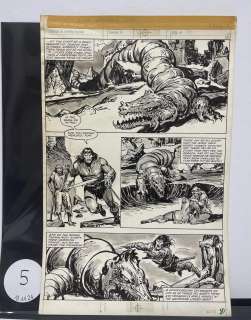 John BUSCEMA. « Savage Sword of Conan ». Encre de Chine et lavis pour… | misc / divers