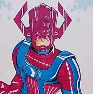 Charretier, Elsa - 1 Original colour drawing - Galactus - "Le dévoreur de Mondes" - 2015 | Catawiki