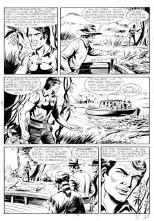 Donatelli, Franco - 5 Original page - Zagor #163 - "Affondate il Destroyer" - 1978 | Catawiki